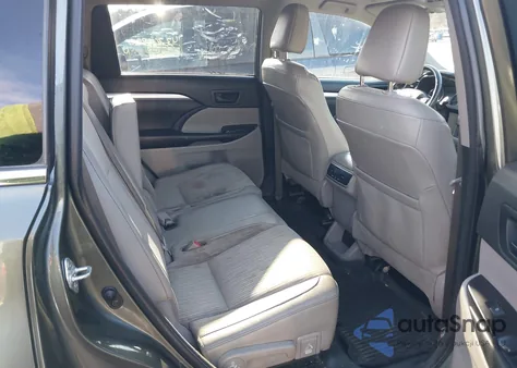 2018 Toyota Highlander Le Plus из США, поврежденный, VIN 5TDBZRFH7JS911151